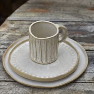 Taza Pequeña Gres Moteado