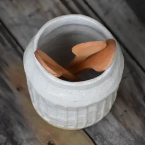 Vasija Ceramica Gres Moteado