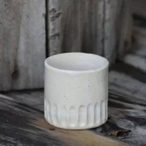 Vaso de Cerámica Gres Hecho a Mano